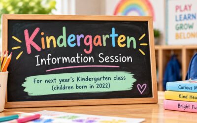 Starting Kindergarten in 2027? Information Session on October 5