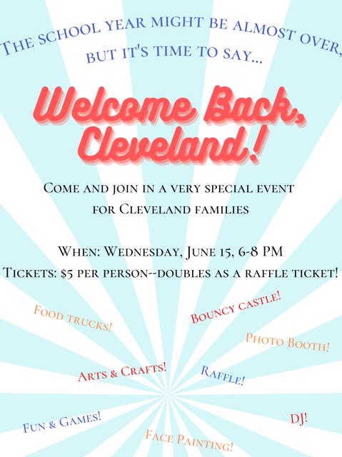 Welcome Back Cleveland Event