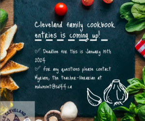 Contribute to the Cleveland Cookbook!
